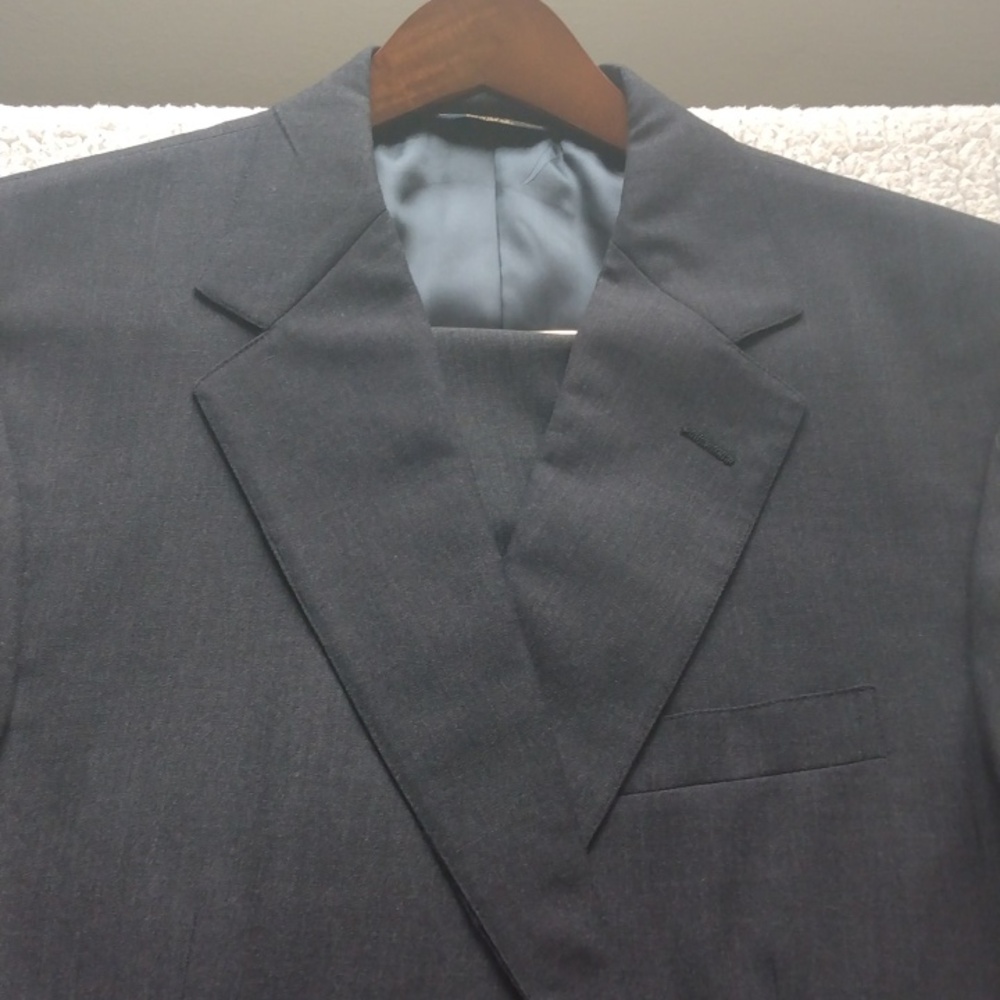Vintage Brooks Brothers Makers/Brooksease Gray Tropical Wool Suit  42R*